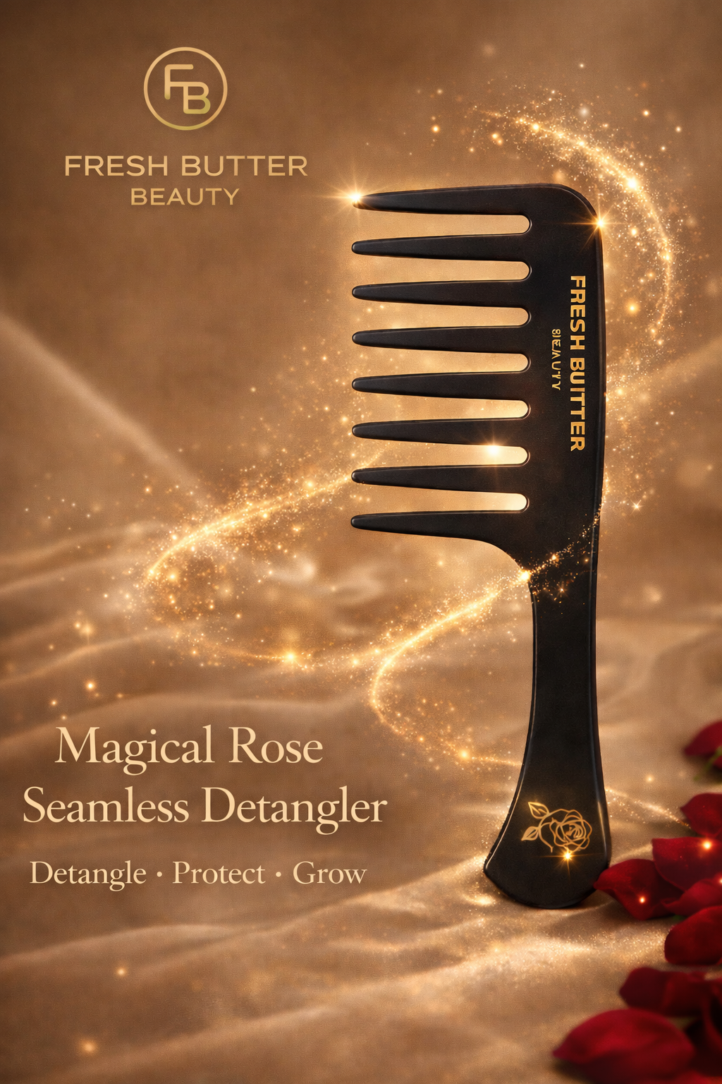 Magical Rose Seamless Comb