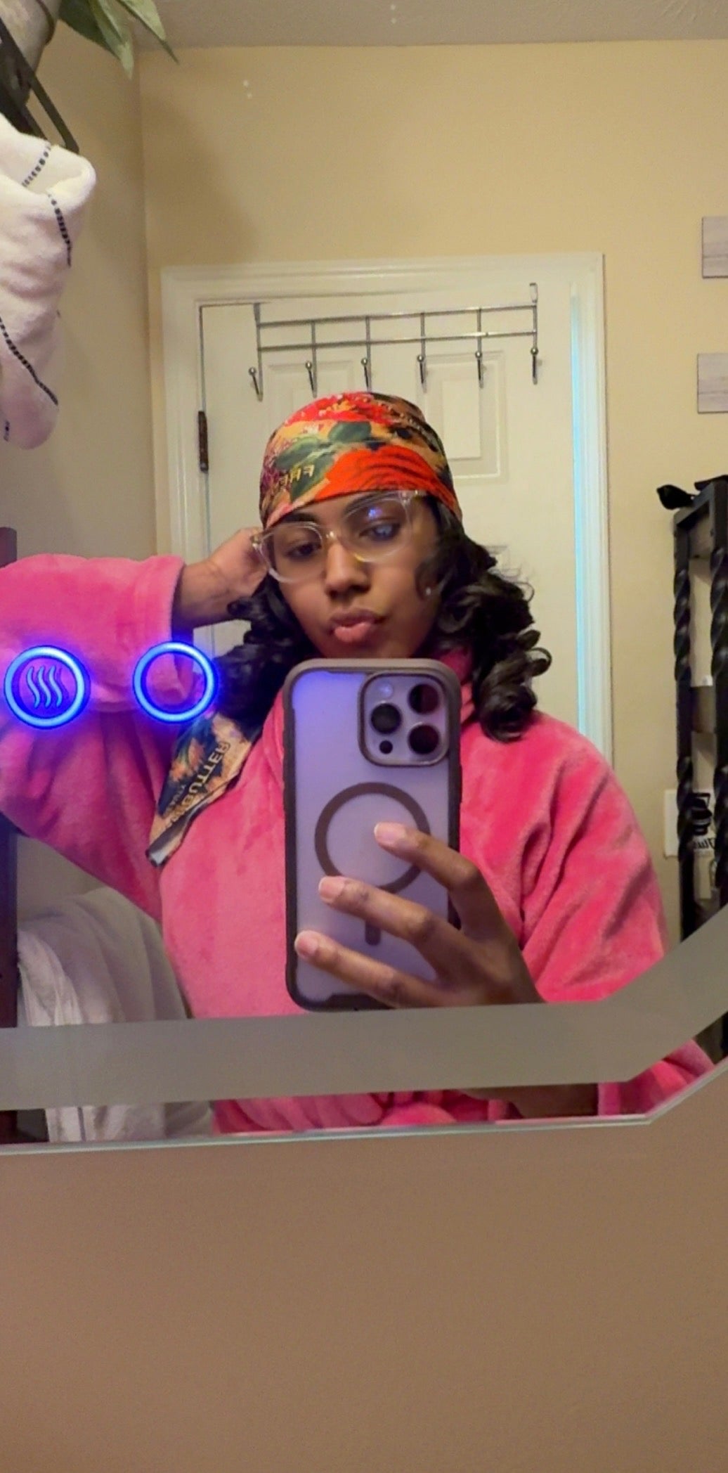 Wild Flower Satin Scarf