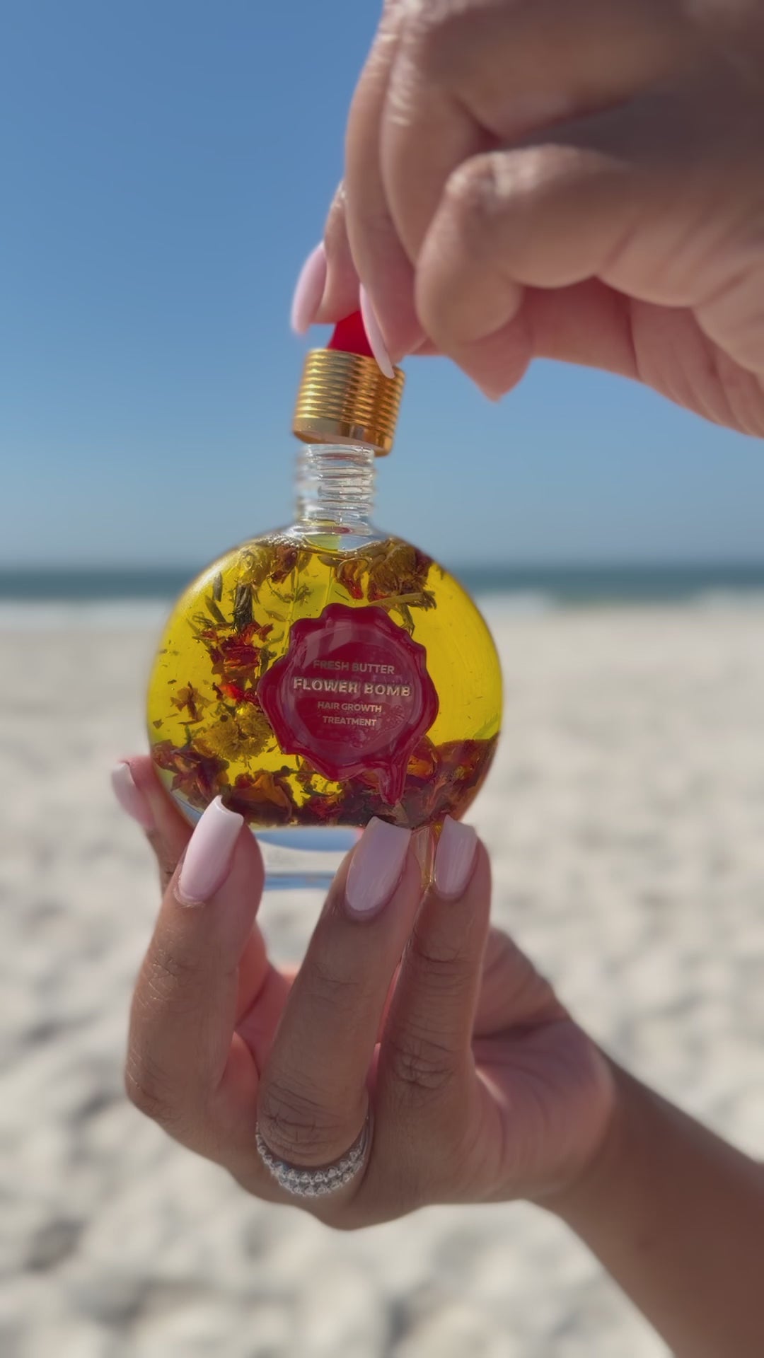 Flower Bomb Hair Growth Oil Elixir 1.7oz.