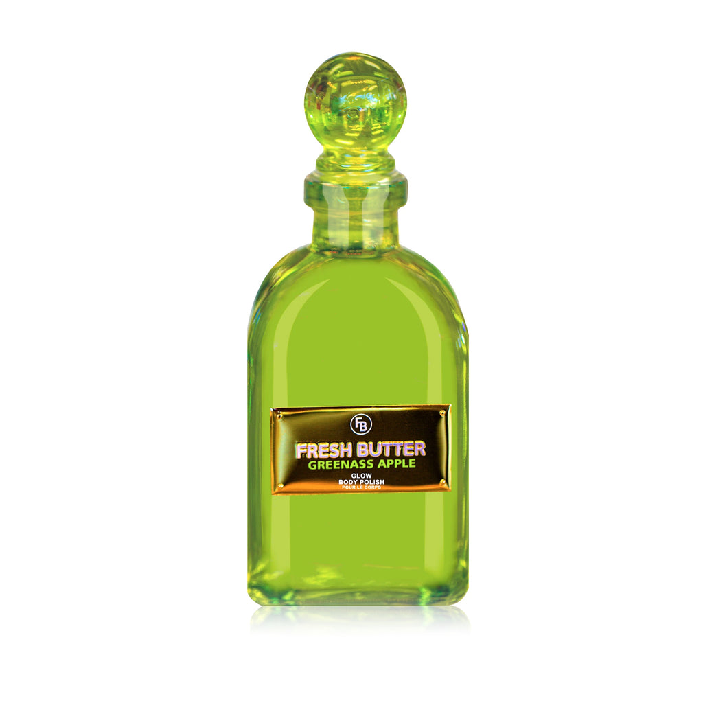 GREENASS APPLE 🍏 Glow Body Polish 8.5oz. - Apple Scented Body Oil 