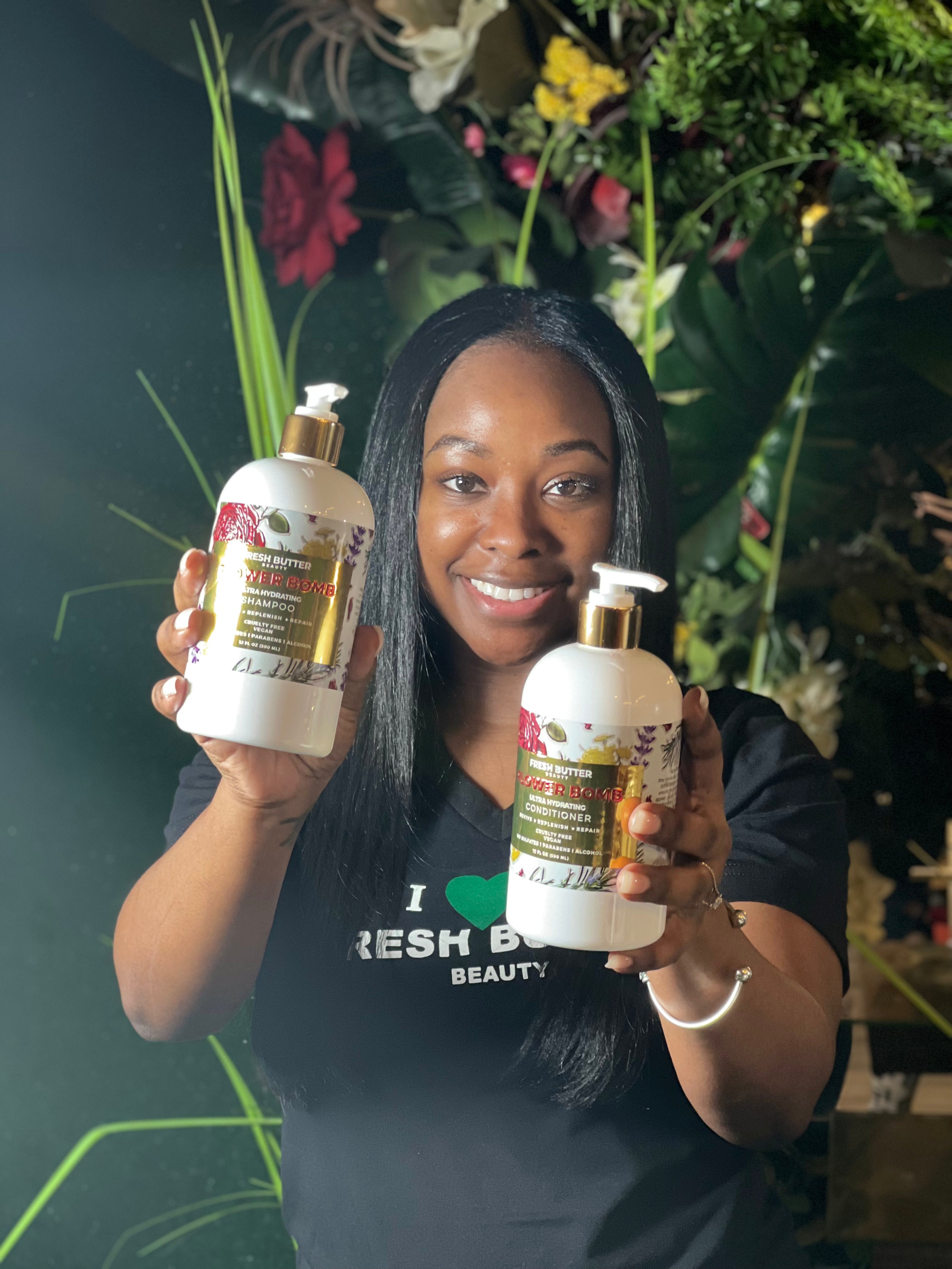 Flower Bomb Ultra Hydrating Shampoo - FreshButter.com - Ultra Hydrating Shampoo