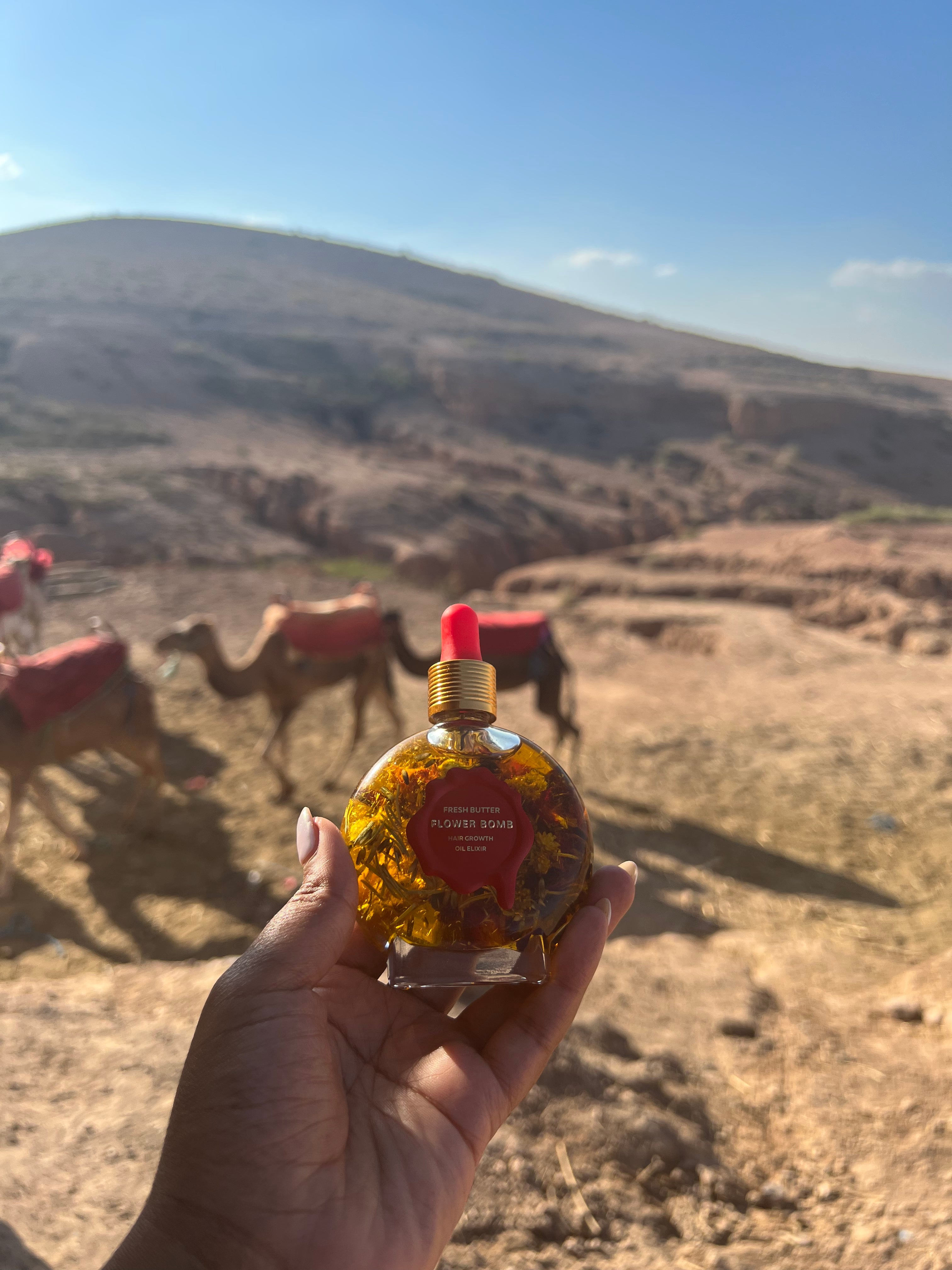 Flower Bomb Hair Growth Elixir 1.7oz. - FreshButter.comHair Growth Oil