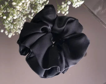 XX LARGE Plush SATIN SCRUNCHIE - FreshButter.com