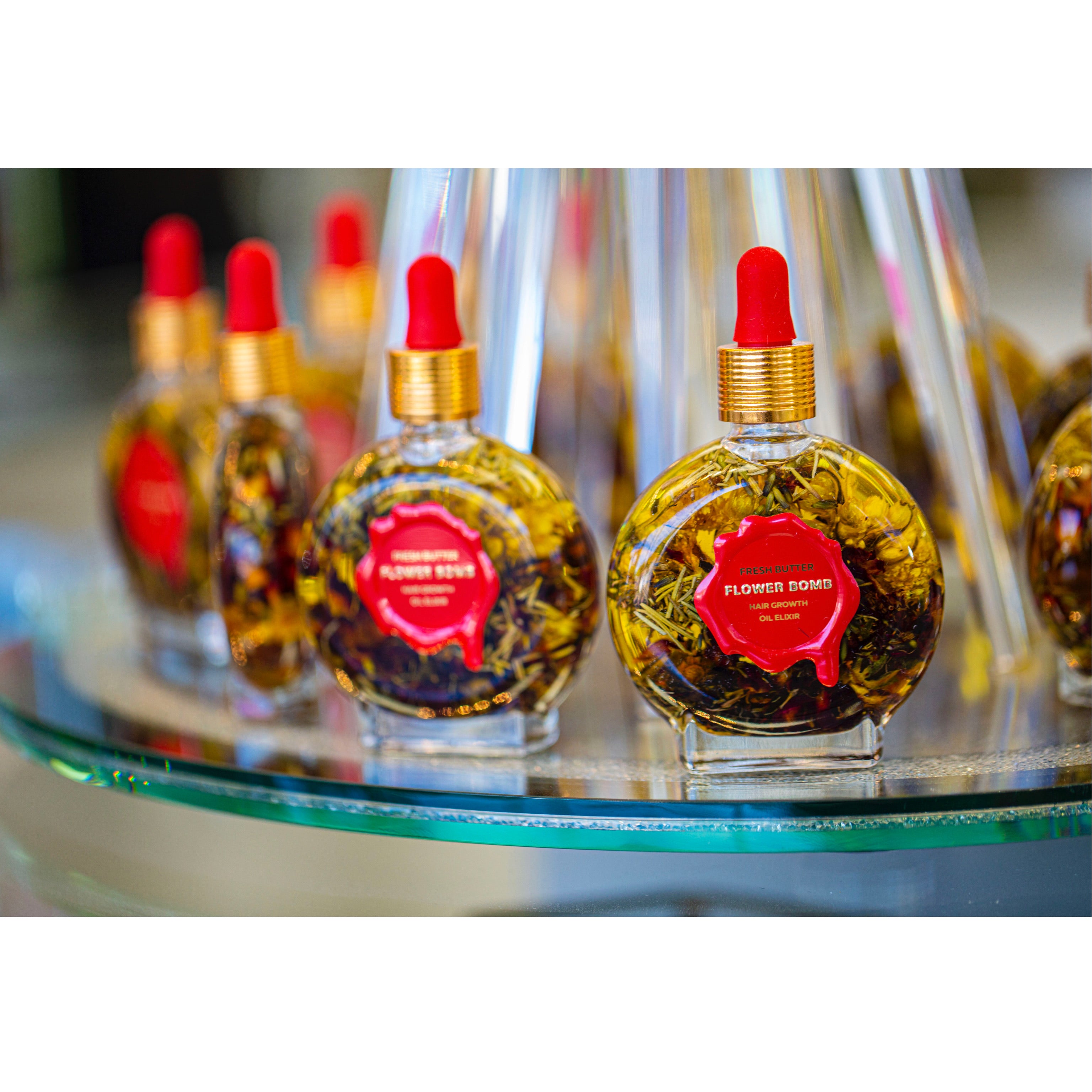 Flower Bomb Hair Growth Elixir 1.7oz. - FreshButter.com - Hair Growth Oil